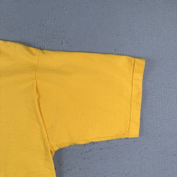 Vintage 1993 Guess Shirt Men’s Medium Yellow Los Angeles California Short Sleeve - Picture 2 of 16